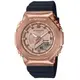 【CASIO 卡西歐】G-SHOCK 玩美時尚 玫瑰金 金屬錶殼 八角形錶殼 GM-S2100PG-1A4_40.4mm