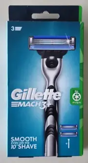 Gillette Mach 3 Men's Shaving Blade+2 Pack