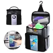Large Mesh Shower Caddy for guys girls,Bathroom Bag,Portable Shower Caddy Black