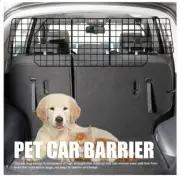 Dog Car Barrier for SUVs, Van Adjustable Wire Mesh Dog Guard, Pet Divider Gate A