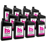 MISHON Engine Oil 20W-50 Full Synthetic Motorcycle Quart 12 Pack Case