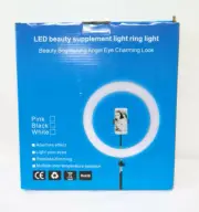 LED Ring Light 10" Desktop Tripod Phone Mount Beauty Supplement Aperture Effect