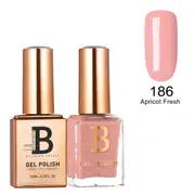 Billionaire Gel Polish UV LED & Nail Lacquer Duo 186 Apricot Fresh 15ml