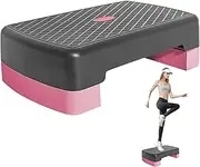 Exercise Stepper,Workout Step with Adjustable Height - 17.7 Inch Non-Slip Fitness Equipment For Home Gym Workout