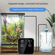 Intelligent Reptile Terrarium Mister Automatic Reptile Humidifiers Misting System for Rainforest Plants White