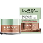L'Oréal Paris Pure Clay Exfoliates and Smoothes Mask 50ml