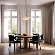 Tri Three Wire Claw Pendant Light R7 in Satin Chrome Superlux Lighting - CP200-SC