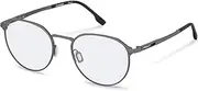 [Rodenstock] Glasses Frame R7150, Rounded, in Dark Grey, Made of Titanium