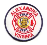 Alexandria Fire Department Patch Virginia VA v7