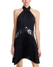 Ramy Brook Marcia Sequinned Pleated Dress