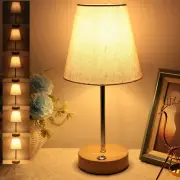 Cordless Lamp, 12'' Small Rechargeable Table Lamps 3000Mah Touch Control Brightn