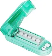 Pill Cutter - Pill Dispenser | Pill Splitter | Tablet Organiser | Medication Organizer | Multiple Pill Cutter for Small Pills | Tablet Cutter and Tablet Splitter | Stainless Steel Cutting Blade & Blad
