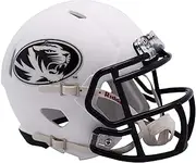 NCAA Missouri Tigers Helmet Mini SpeedHelmet Replica Mini Speed Style Matte White, Team Colors, One Size