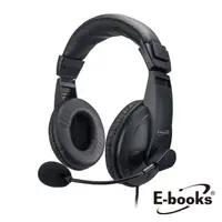 在飛比找momo購物網優惠-【E-books】SS30 頭戴式耳機麥克風(立體聲/頭戴可