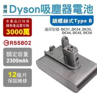 在飛比找樂天市場購物網優惠-適用dyson dc34電池 typeb電池 戴森 DC45