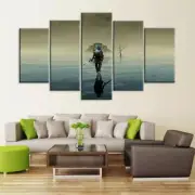 The Legend Of Zelda Framed 5 Piece Video Game Canvas Wall Art Painting Wallpaper