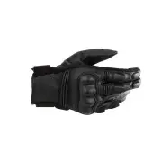 Stella Phenom Leather Gloves Black Black