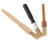 Coffee Grinder Cleaner Brush Handheld Manual Espresso Machine Barista Tool Wood