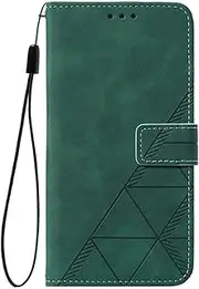 Retro Magnetic Flip Cover Phone Cover Compatible with Samsung Galaxy Z Fold6 GalaxyZFold6 SM-F9560 Phone Shell Dustproof Card Slot Stand Holder Leather Case (Green,Samsung Z Fold6)