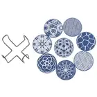 8Pcs Silicone Coaster, Drink Coaster with Holder, Coffee Coaster, Suitable4653