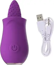 Silent Vibrating Vibrator Soft Tongue Licking Vibrator G Spot Clitoral Mini Clit Sex Toys For Women Rechargeable Nipple Masturbator