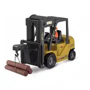 1/24 QH207-1D Forklift Electric RC Car Crane Vehicles Model w/ Sound and Light Spray Children Toys