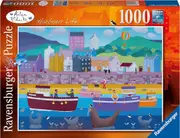 1000pc Ravensburger Harbour Life Family/Teens Jigsaw Puzzle Game/Toy 70x50cm