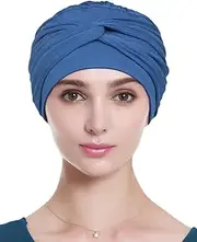 [Alnorm] Chemo Headwear, Bamboo Summer Hat for Women, Head Wraps Scarf Turban for Ladies