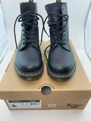 Dr. Martens Pascal 1460 Virginia Leather Boots Women Size US 10 Black