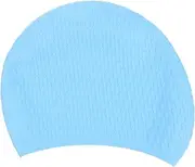 Milisten Water Drop Cap Stan Swim Cap to Keep Hair Cap LED Face Basket Shower Cap Pool Birdcage Decor Waterproof Clear para Birdcage Candlestick Head Trinket Hats Black