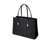 Genuine Leather Women's Handbag Black