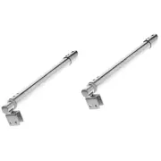 2x Glass Shower Panel Support Shower Door Support Shower Door Fixed