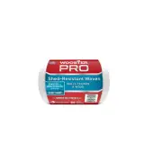 4 In. X 3/8 In. High-Density Fabric Pro White Woven Roller Cover Applicator/Tool