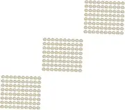 NUOBESTY 3sets Metal Jewelry Making Charms 7mm Flower Bead Caps DIY Accessories Spacer Pendant End Caps 1000pcs*3