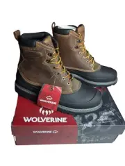 Wolverine Mens 11.5 Floorhand Swamp Brown Steel Toe Waterproof Boots W221019