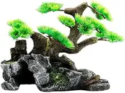 Resin Driftwood for Aquarium, Artificial Wood Plant Aquarium Decor, Fish Tank Decorations, Betta Fish Freshwater Ornament, Betta Log Fish Hideout Hiding Cave