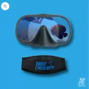 Next Descent Mako Scuba Mask And Strap Cover Bundle