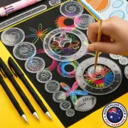 27 Pcs Spirograph Geometric Drawing Design Set Creativity Kit Kids Art Gift Set