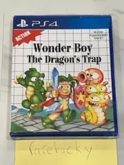 Wonder Boy: The Dragon's Trap Cover 1 (PS4) NEW SEALED Y-FOLD MINT, RARE LRG!