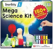 Smartivity Mega Science Kit 150, Science Experiment Kit for Kids 6 to 14 Years Old Birthday Gifts for Boys Girls Stem Educational Years Old Kids Multicolor