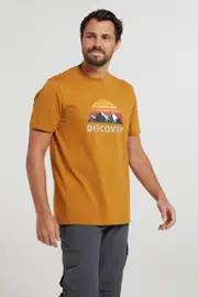 Discover Mens Cotton T-Shirt