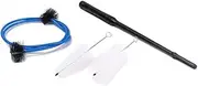 UPKOCH 4pcs Small Cleaning Brush Set Maintenance Kit Wow Trumpet Nozzle Brush Accessories Mouthpiece Blue