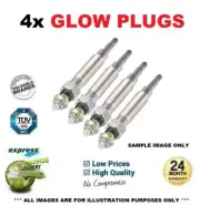 4x GLOW PLUGS for JEEP RENEGADE Hard Top 1.6 CRD 2014->on