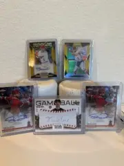 Taylor Ward 2019 RARE ON-CARD AUTO Rookie Lot (RC)-ANGELS 4 TOTAL AUTOS/5 CARDS