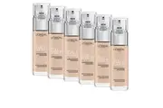 6x L'Oreal Paris True Match Super Blendable Liquid Foundation 30ml 2C Rose Vanilla