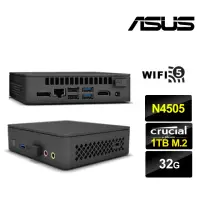 在飛比找momo購物網優惠-【ASUS 華碩】NUC平台雙核{戰鬥英雄} 迷你電腦(N4