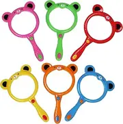 Magnifier for Kids,Magnification Glasses | Portable Ergonomic Grip Shatterproof Toy Magnifier for Collecting Terrarium Nature Exploration Stem Outdoor Detective Classroom