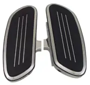 Streamliner Style Chrome Passenger Floor Boards 1997 up Harley Softail, Touring