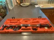 Pro Car Dent Repair Hammer Slide w 3 Suction Cups Tool in Case NEW