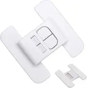 Fridge Locks for Children - Fridge Lock Fridge Door Lock with Adhesive Backing | Child Safety Refrigerator Lock for Single Door Fridge and Drinking Fountain | Refrigerator Lock | Child Proof Cabinet